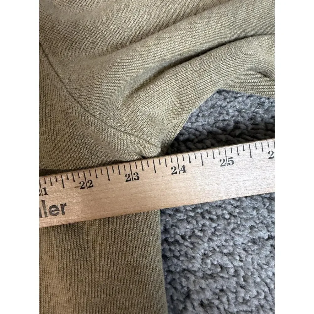 Polo Ralph Lauren Sweater Mens XL Beige Mock Neck 1/4 Zip Cotton Pullover
